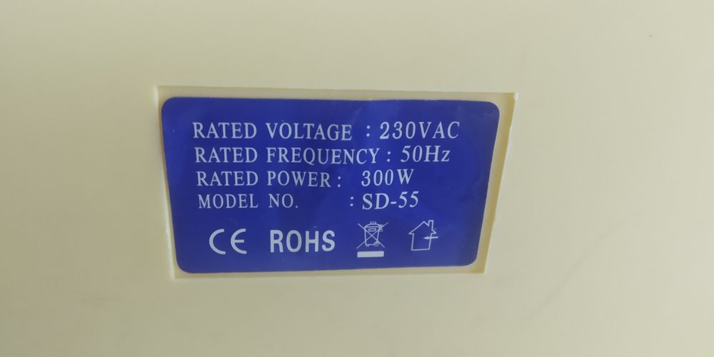 Parafinarka do regeneracji bardzo duża moc 300w