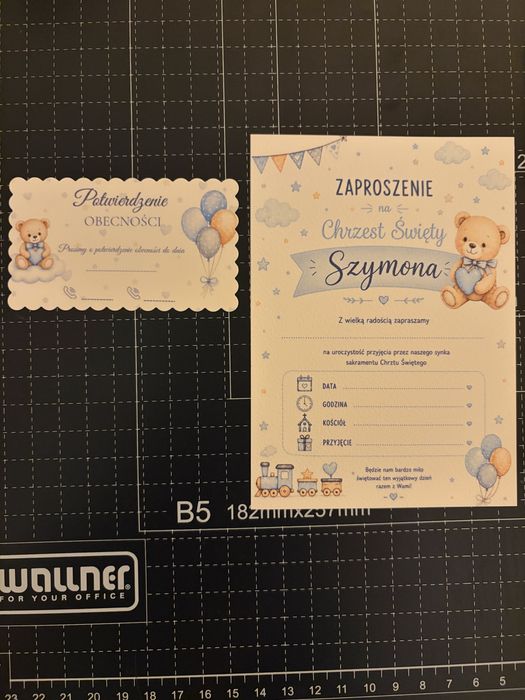 Zaproszenie na chrzest