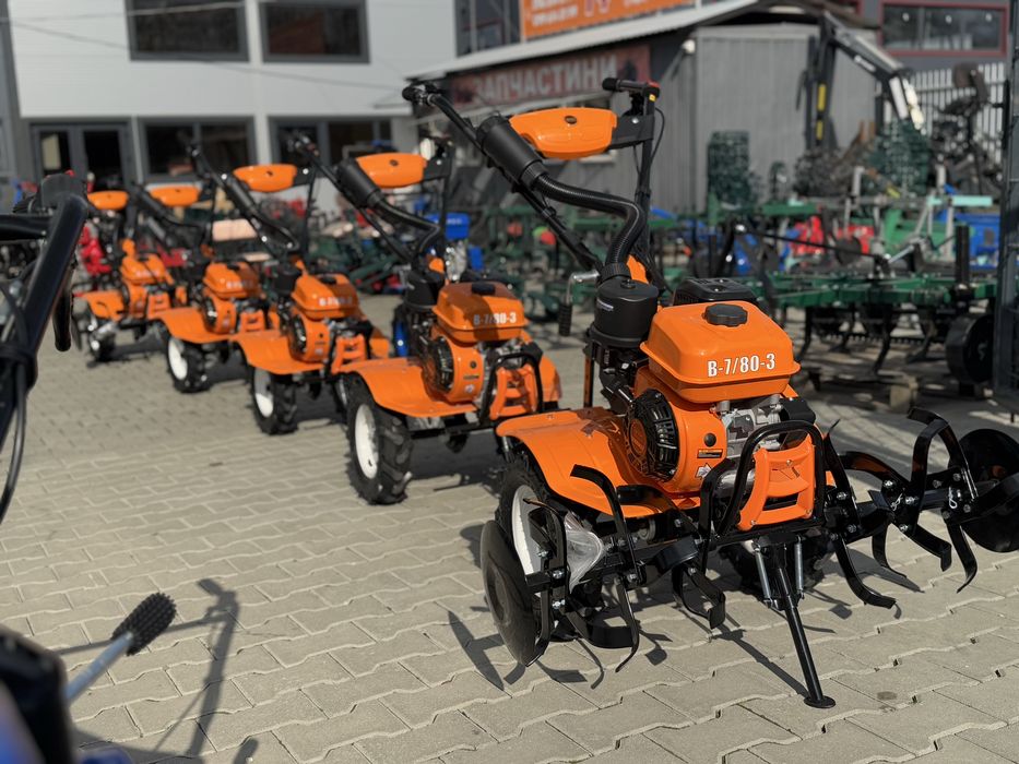 Мотоблок GTM В-7/80-3 7к.с з Фрезою Акця 2025