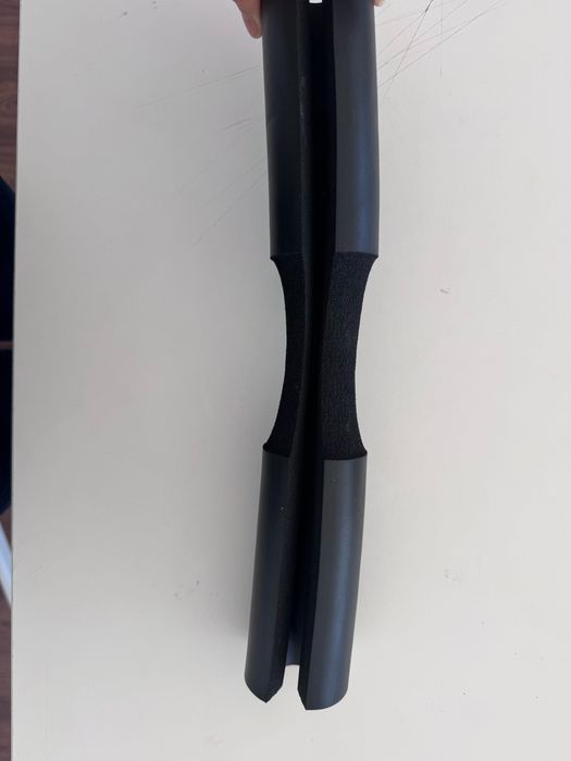 Borracha protectora da barra de musculação