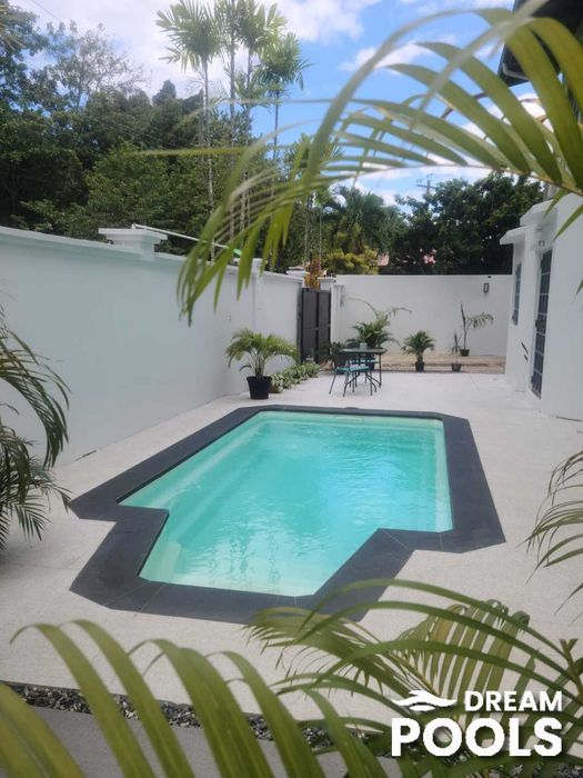 Basen poliestrowy 5,5x2,8x1,4m skimmer, 2 sysze, filtracja akcesoria