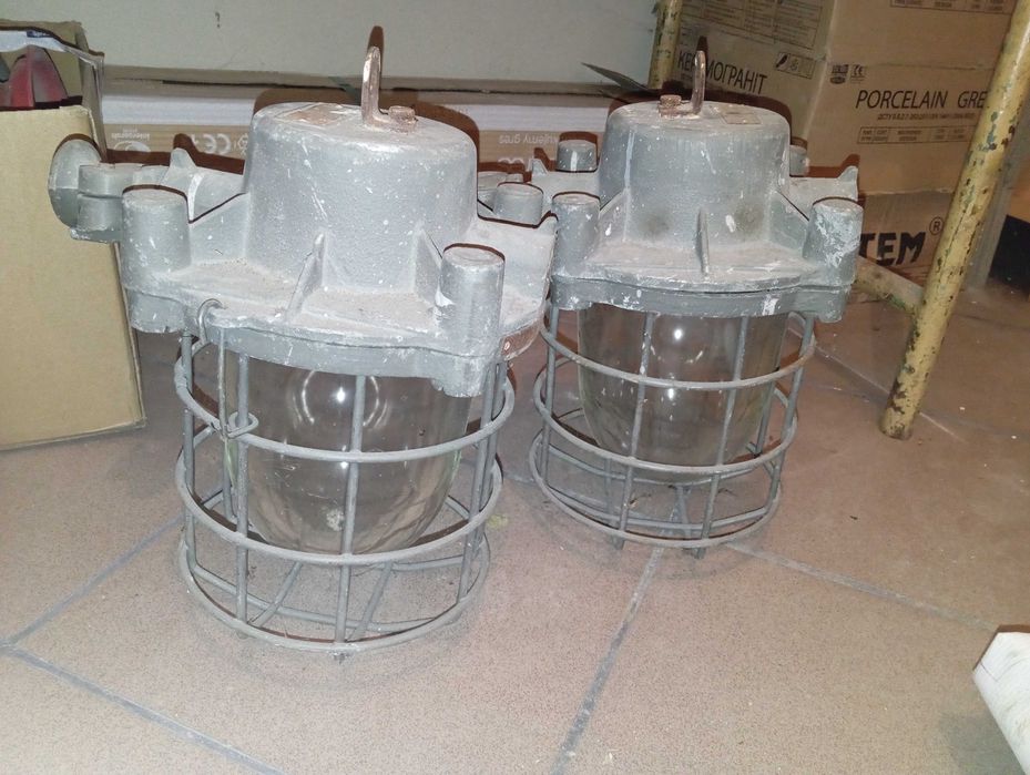 Lampa wisząca górnicza, przemysłowa, loft - 2 sztuki