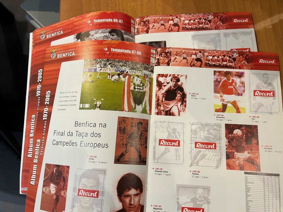 Album do Benfica - Caderneta