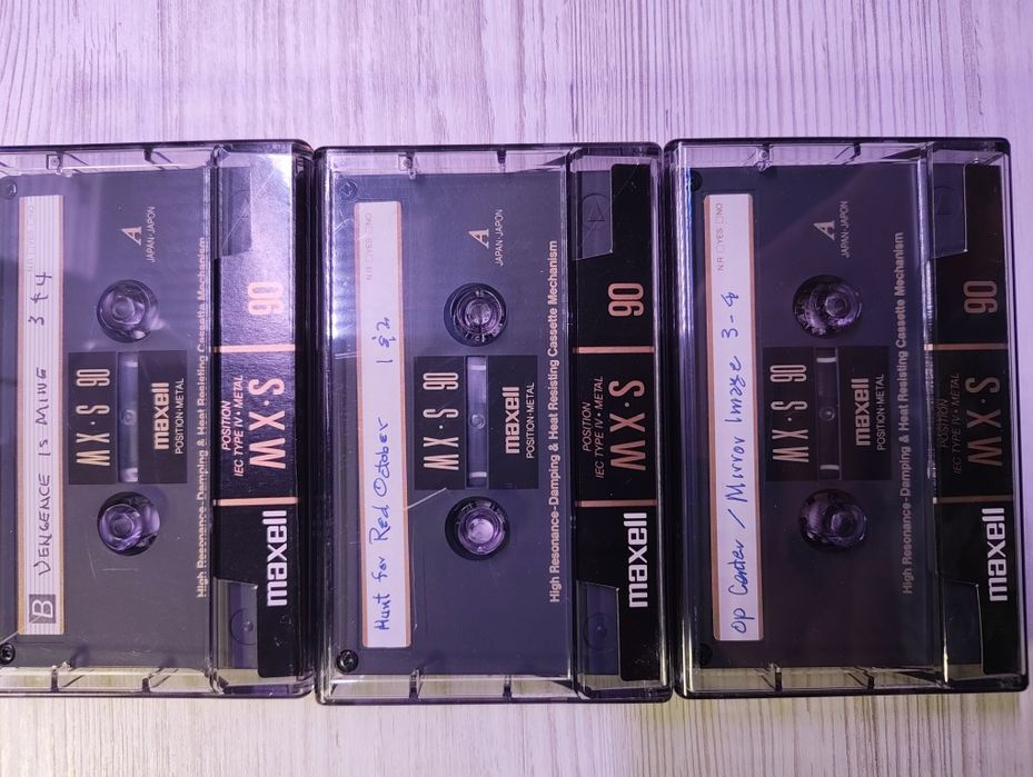 Maxell MX -S 90 аудіокасети четвертий тип.