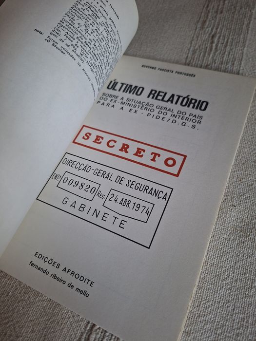 PIDE Relatório Secreto Edição Afrodite