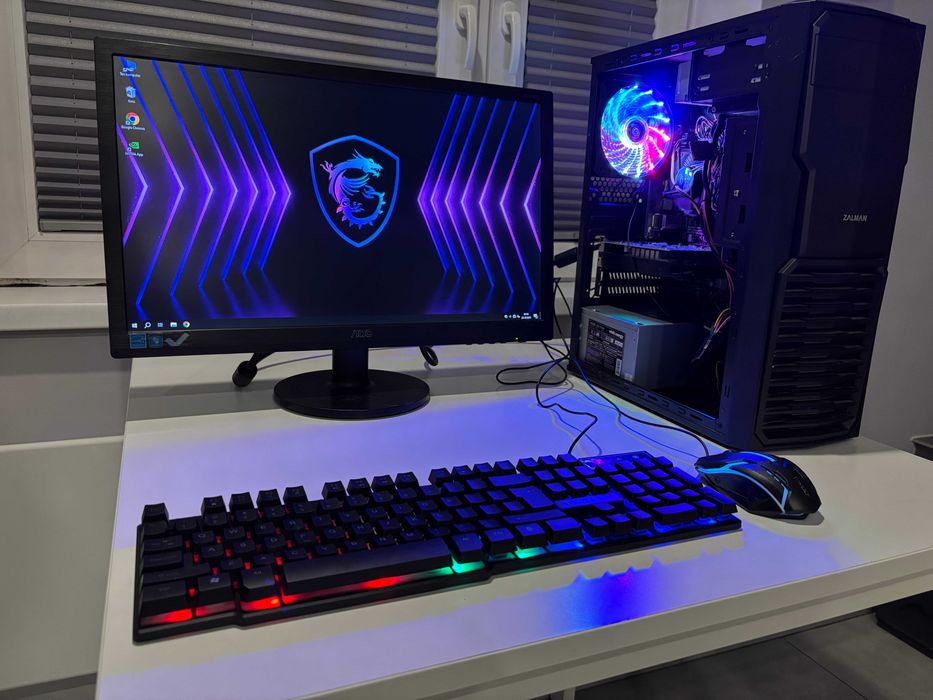 Zestaw Do Gier i5 4x3.4Ghz/GTX750Ti-2GB/Ram-8GB/SSD/Monitor 22