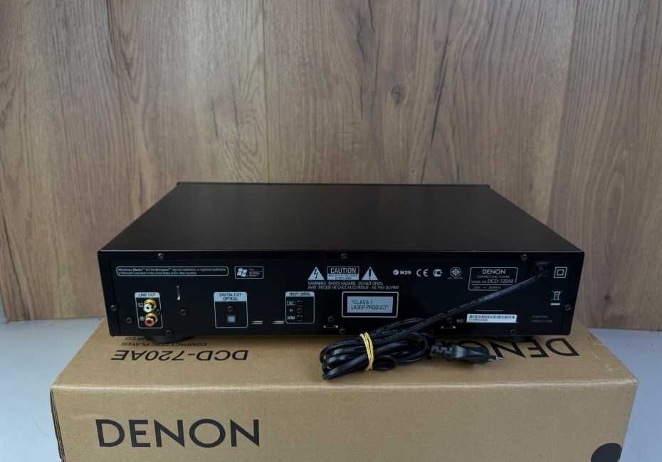 Denon DCD-720AE Leitor de CD de alta qualidade com conversor D/A.
