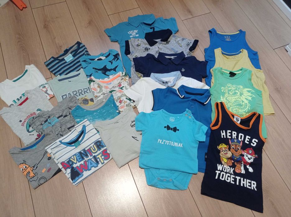 Paka ubrań dla chłopca 86/92/94/98/104 KidsJoy H&M CoolClub PONAD 100!