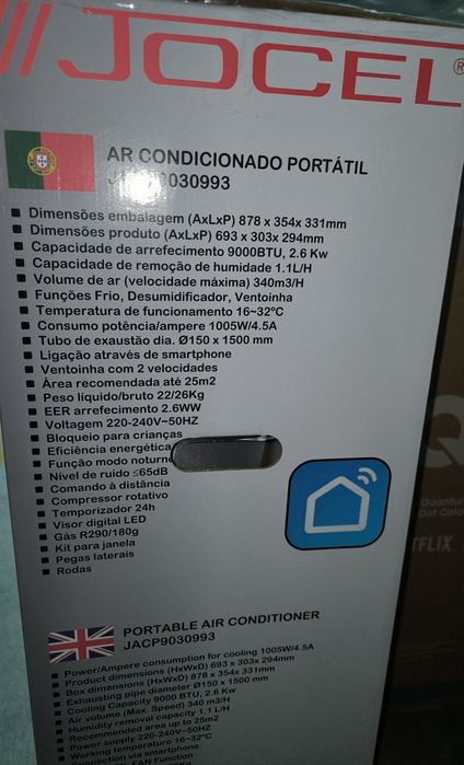 Ar Condicionado Portátil Jocel