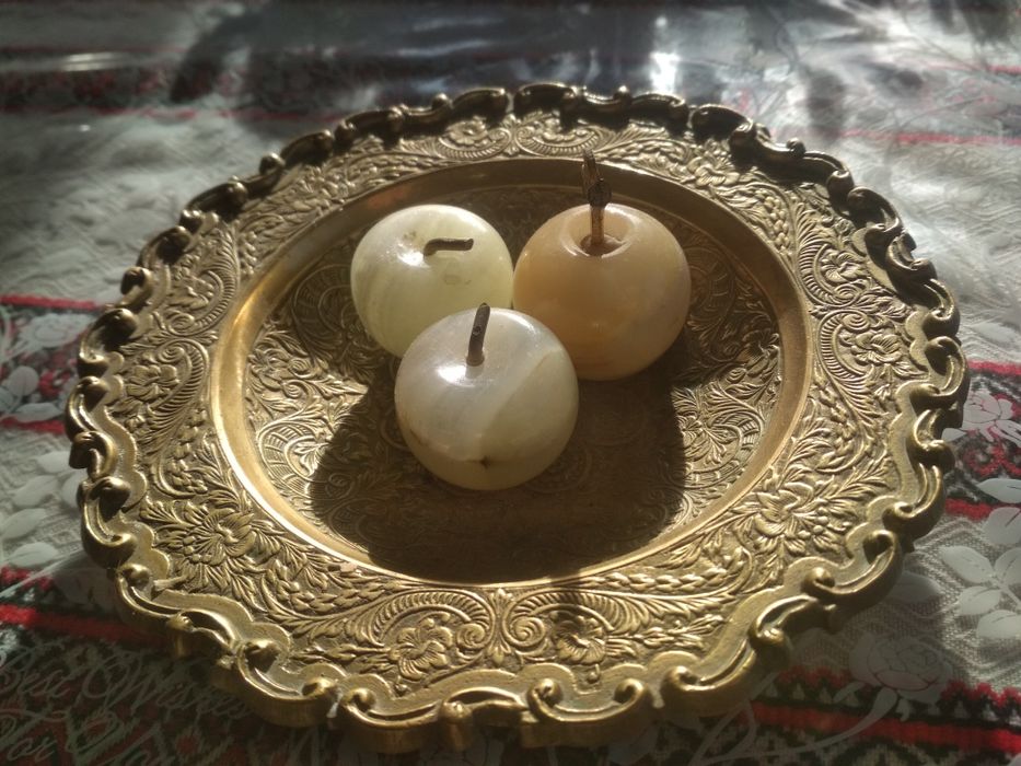 Фруктовниця цукерниця латунь  бронза .