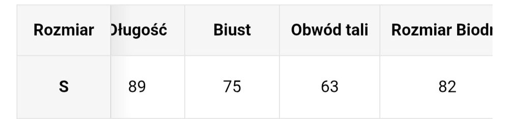 Nowa dopasowana sukienka