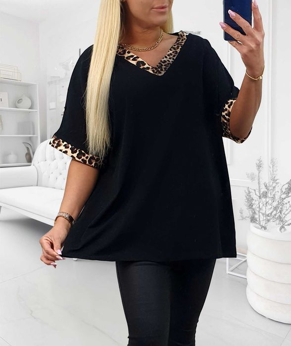 bluzka plus size bawełna