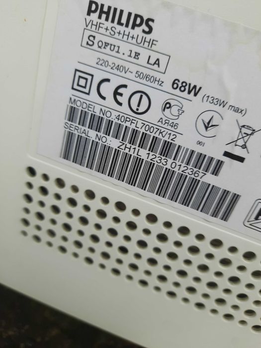 tv  pchilips    smart 40 cali   uszkodzony