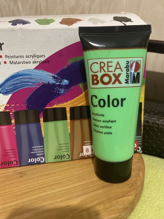 Набор акриловых красок Marabu CreaBox.
