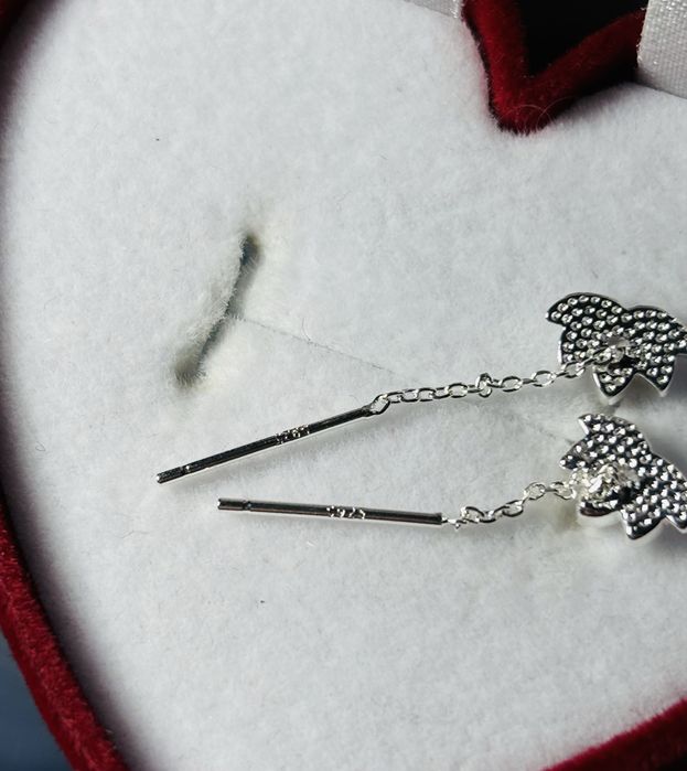 Kwiat lotosu kwiatuszek apart wiszace srebro 925 kruk prezent kwiat