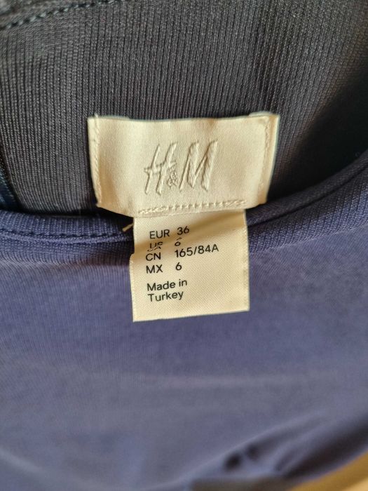Силуетна сукня міді з чорними вставками H&M, XS-S/42-44 - продаю до 30.09