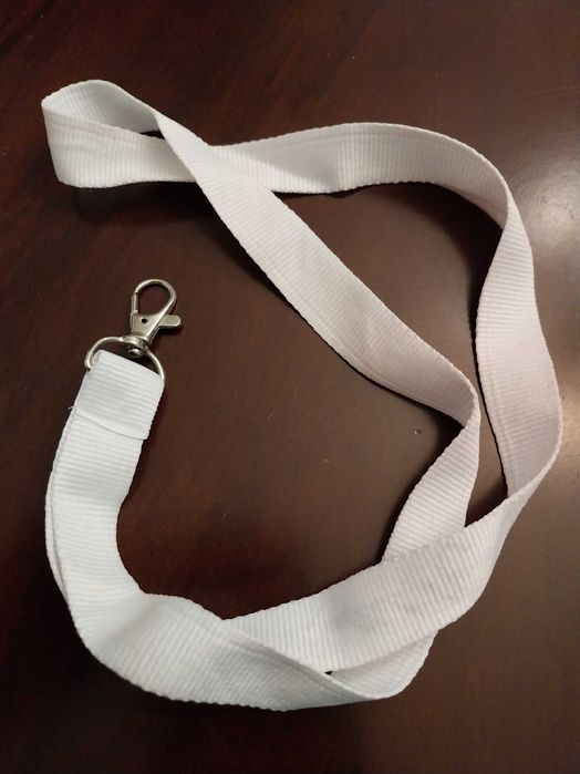 Cordão de pescoço branco (lanyard), Ballet Rosa