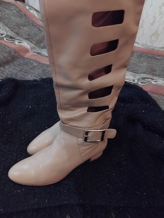 Сапоги женские, Италия. Натуральная кожа.