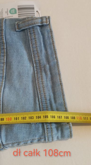 Spodnie jeansy męskie niebieskie roz 50 EU