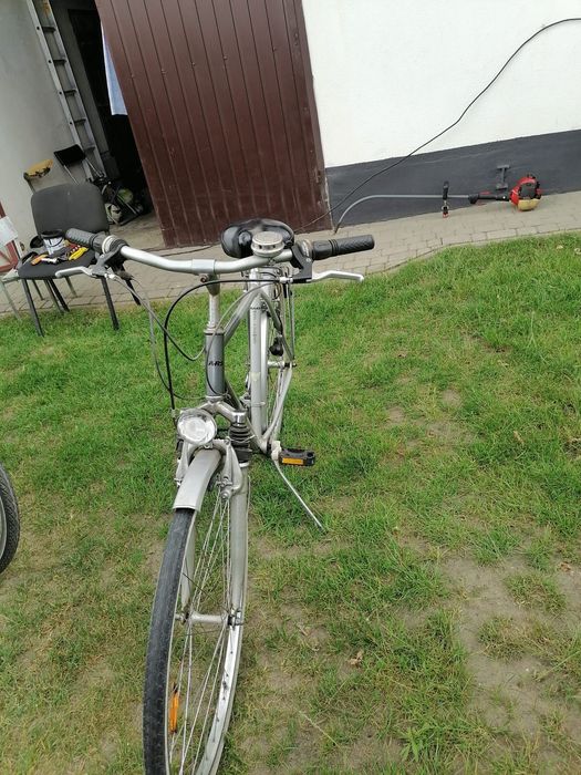 Rower z ramą aluminiową