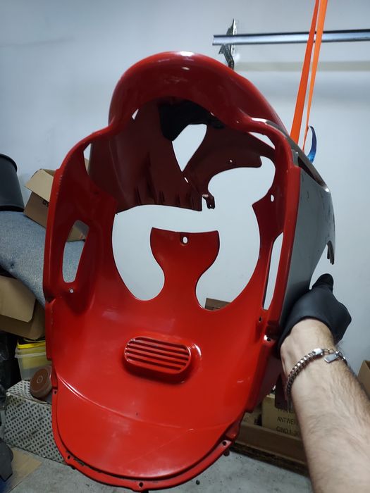 Carenagem Frontal / Bico Aprilia SR 50 (Modelo a Ar / AC)
