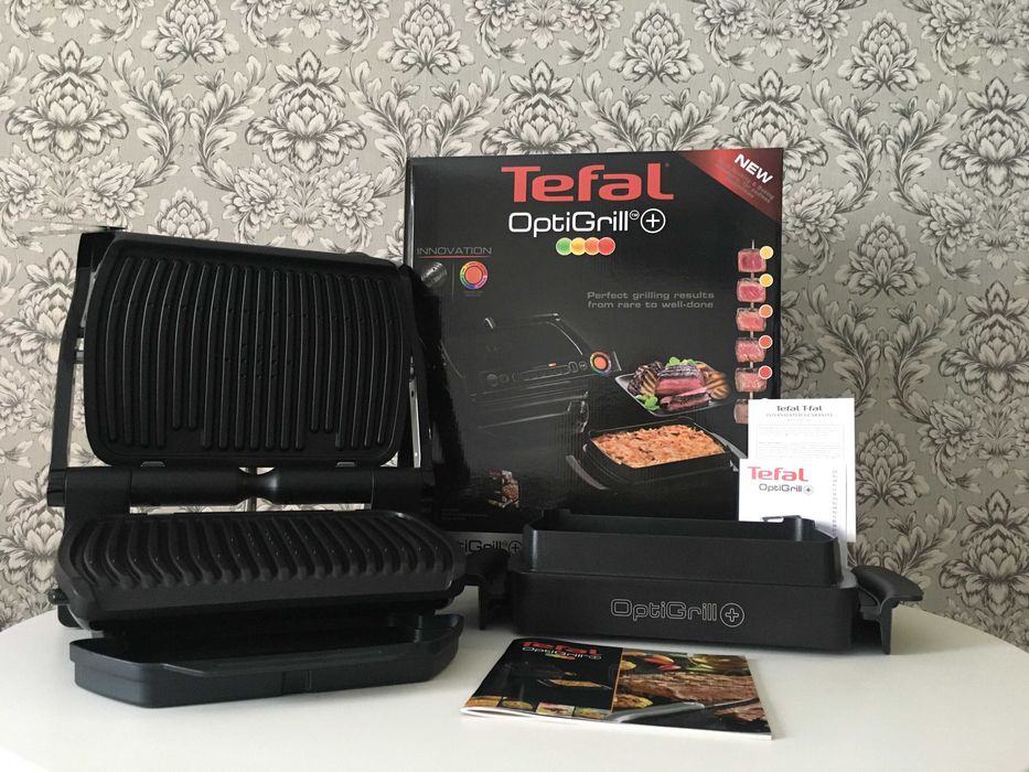 Гриль Tefal OptiGrill+ GC714834 + Форма для Випічки Нові! Запечатані ...