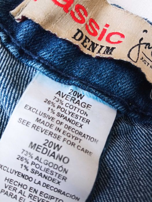Classic Denim just my size duże spodnie jeans r 20W pas 108-116cm