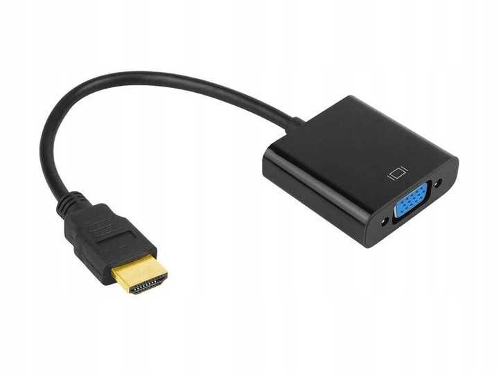 Przejściówka adapter konwerter z HDMI do VGA DSUB