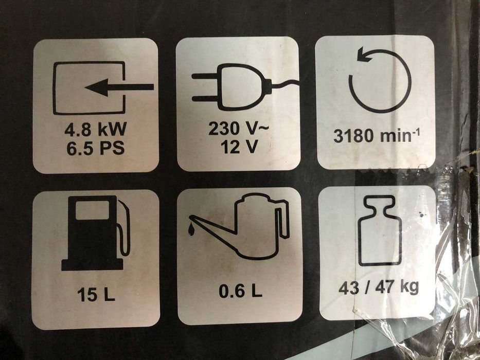 Генератор Scheppach BGT2800 – 2.8/2.5 кВт, бензиновий, 230V/12V