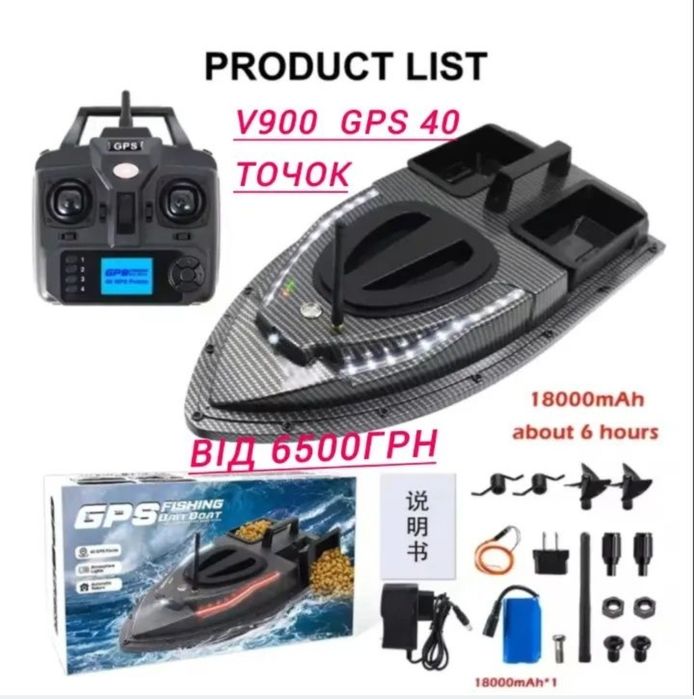 Кораблики для риболовлі