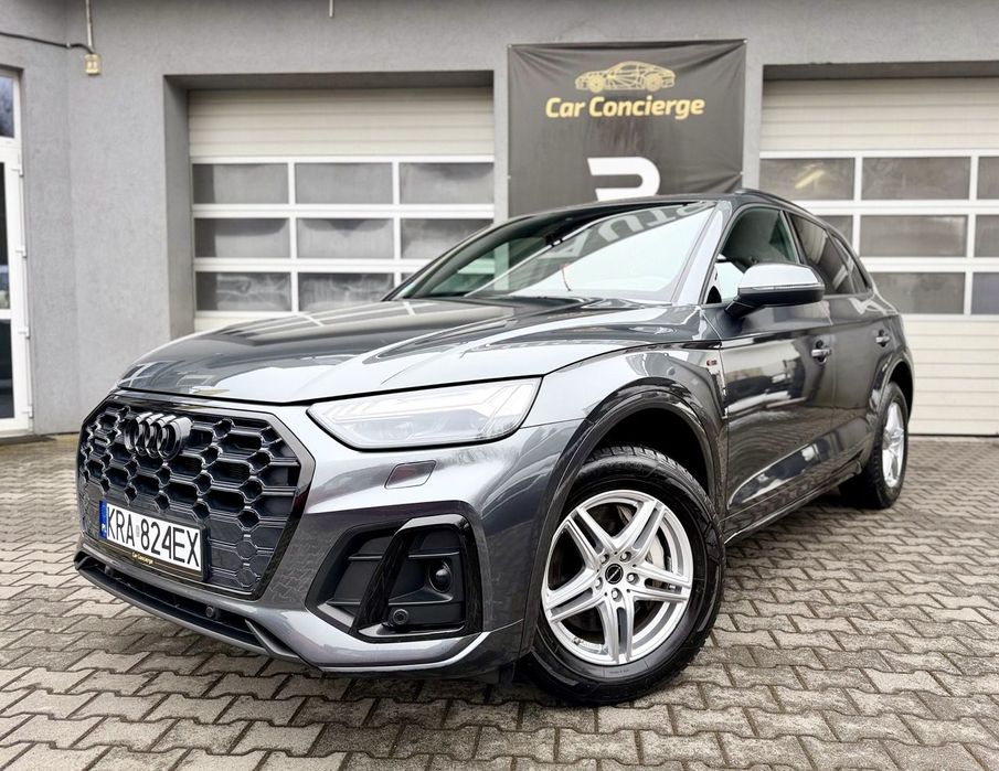Audi Q5 50 TFSi Q/ S-Line/BLACK/ DE/FV23% / Oryginał / Serwis/ VC/ACC / Matrix