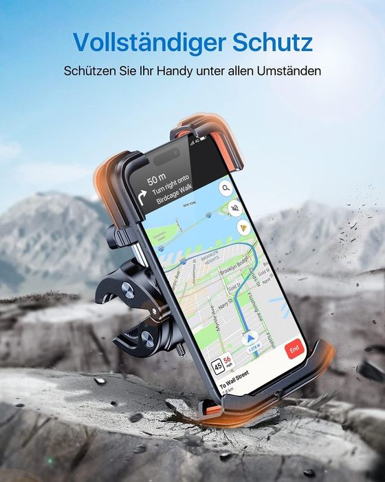 Rowerowy uchwyt na telefon komórkowy na kierownicę 360°