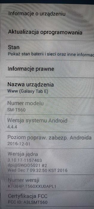 Tablet Samsung Galaxy Tab E 9.6 SM-T560 +8 Gb SD|