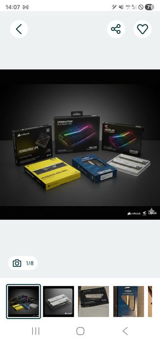 Upgrade PC Gaming: Kit Memórias RAM Corsair RGB e Lexar (Vários Modelo
