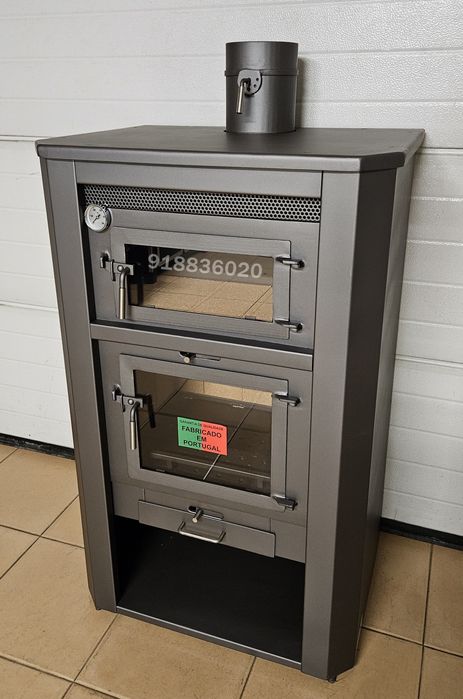 Salamandra a Lenha Com Forno NOVAS - Fabrico Nacional