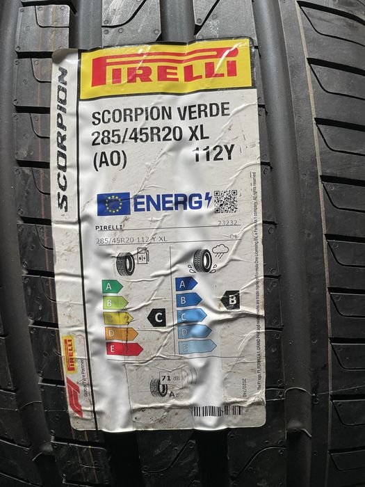 4x285/45r20  XL  Pirelli Scorpion Verde