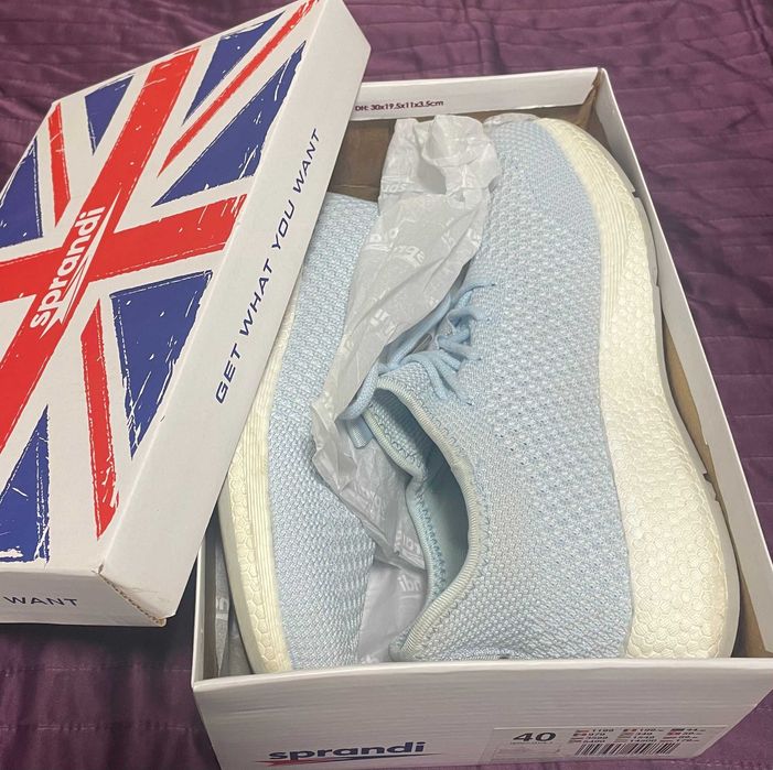 Sprandi Sneakersy Turkusowe roz 40