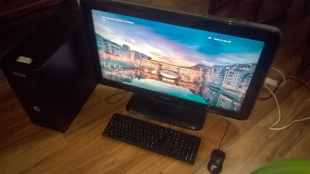 Computador Asus Intel Quad 2 Core Q9400 2,66 Ghz + TV Philips 32"