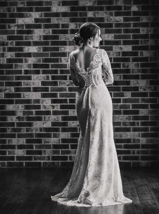 Wyprzedaż! Wyjątkowa suknia ślubna koronkowa