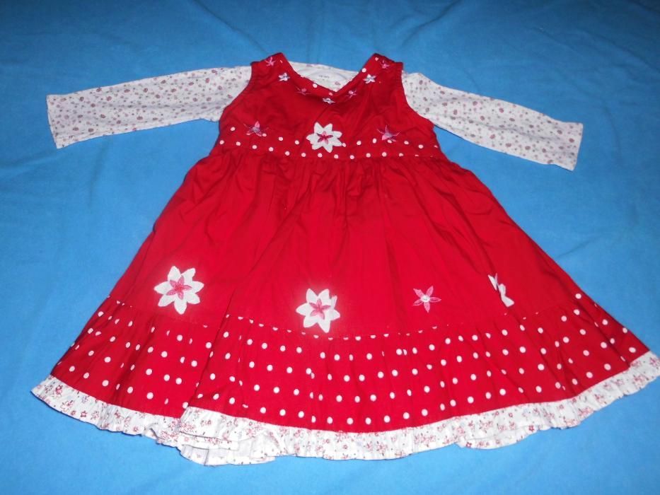 piękna balowa sukienka princeska + body r. 6-9 m