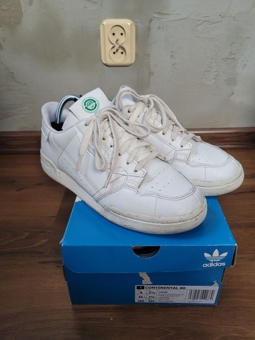 Buty Adidas Continental 80 rozmiar 41 1/3, białe recykling