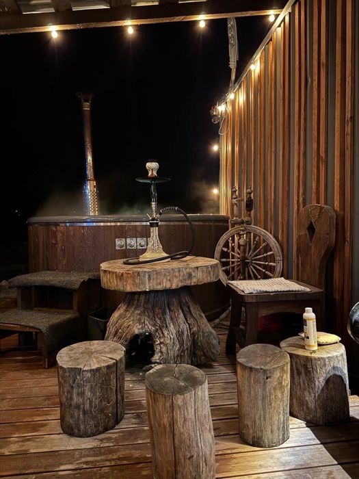 Баня Чан на дровах відпочинок кальян шампанське Хотів Круглик Ходосівк