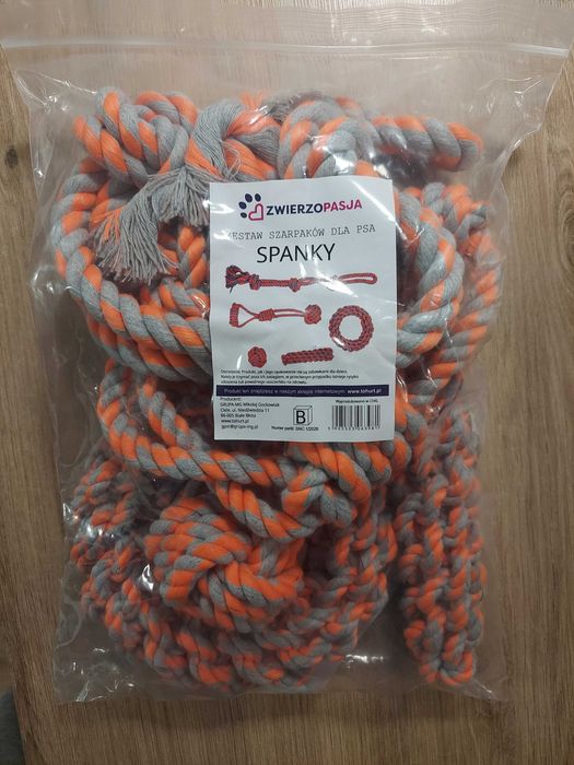 Szarpak dla psa ZWIERZOPASJA Spanky (5 szt.)