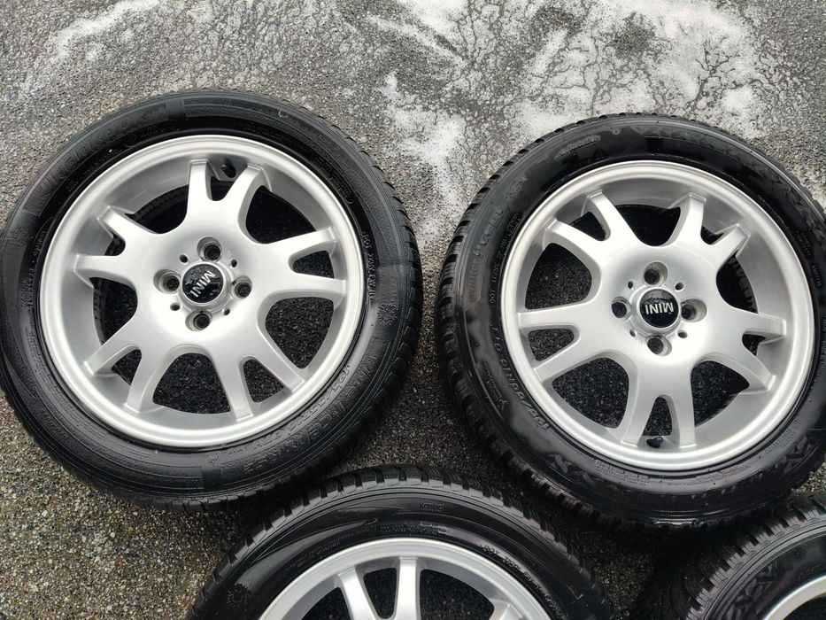 Koła felgi aluminiowe R16" z oponami Mini 4x100 E5,5Jx16H2 IS 45