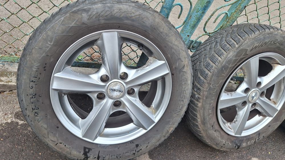р15 5×112 диски VW, Skoda с шинами