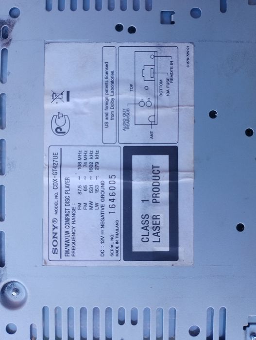 Автомагнитола Sony Xplod