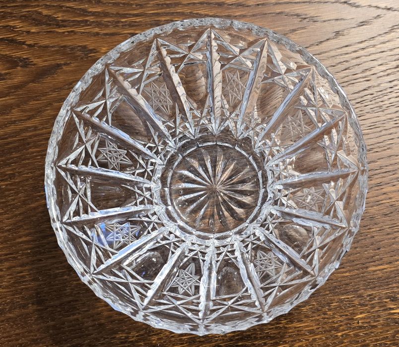 Miska kryształowa PRL