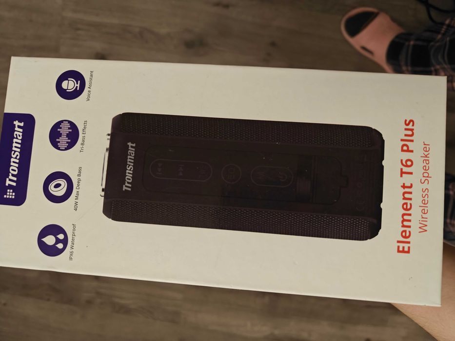 Портативна колонка 40W Power Bank Tronsmart T6 Plus USB 3.5 Bluetooth