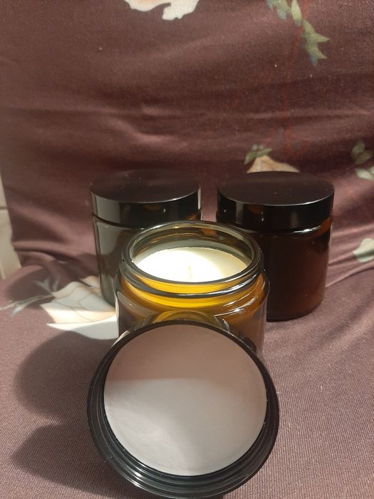 Zapachowe świece sojowe, cena za 3 sztuki