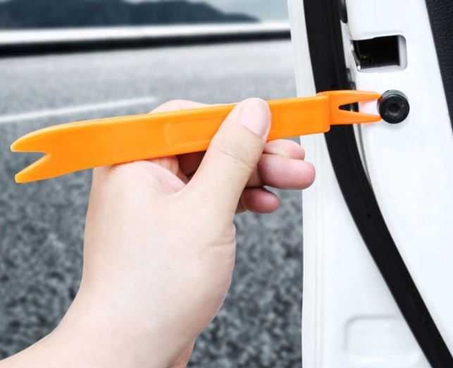 Ściągacze do tapicerki plastików łyżki do demontażu zestaw